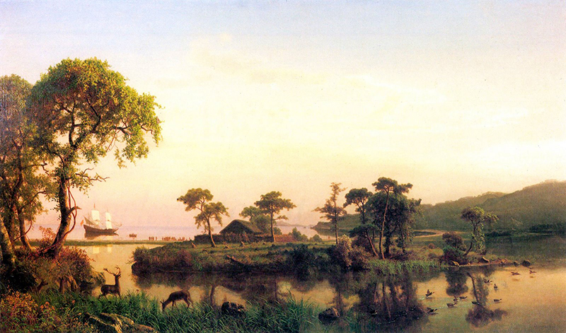 Painting by Bierstadt
