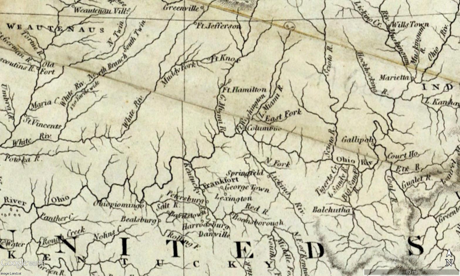 Bluegrass Map 1811